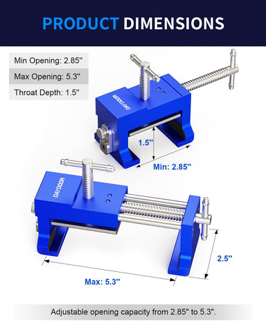 DAYDOOR EVA padding protects finishes during clamping.