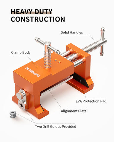 DAYDOOR clamps featuring heavy-duty cast steel and rugged construction