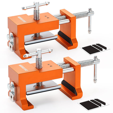 DAYDOOR professional cabinet clamps with drill guide for precise pilot holes