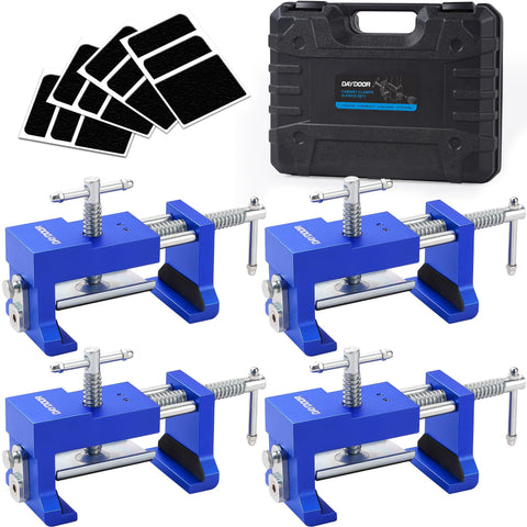 DAYDOOR professional cabinet clamps 4-pack ready for heavy-duty clamping.