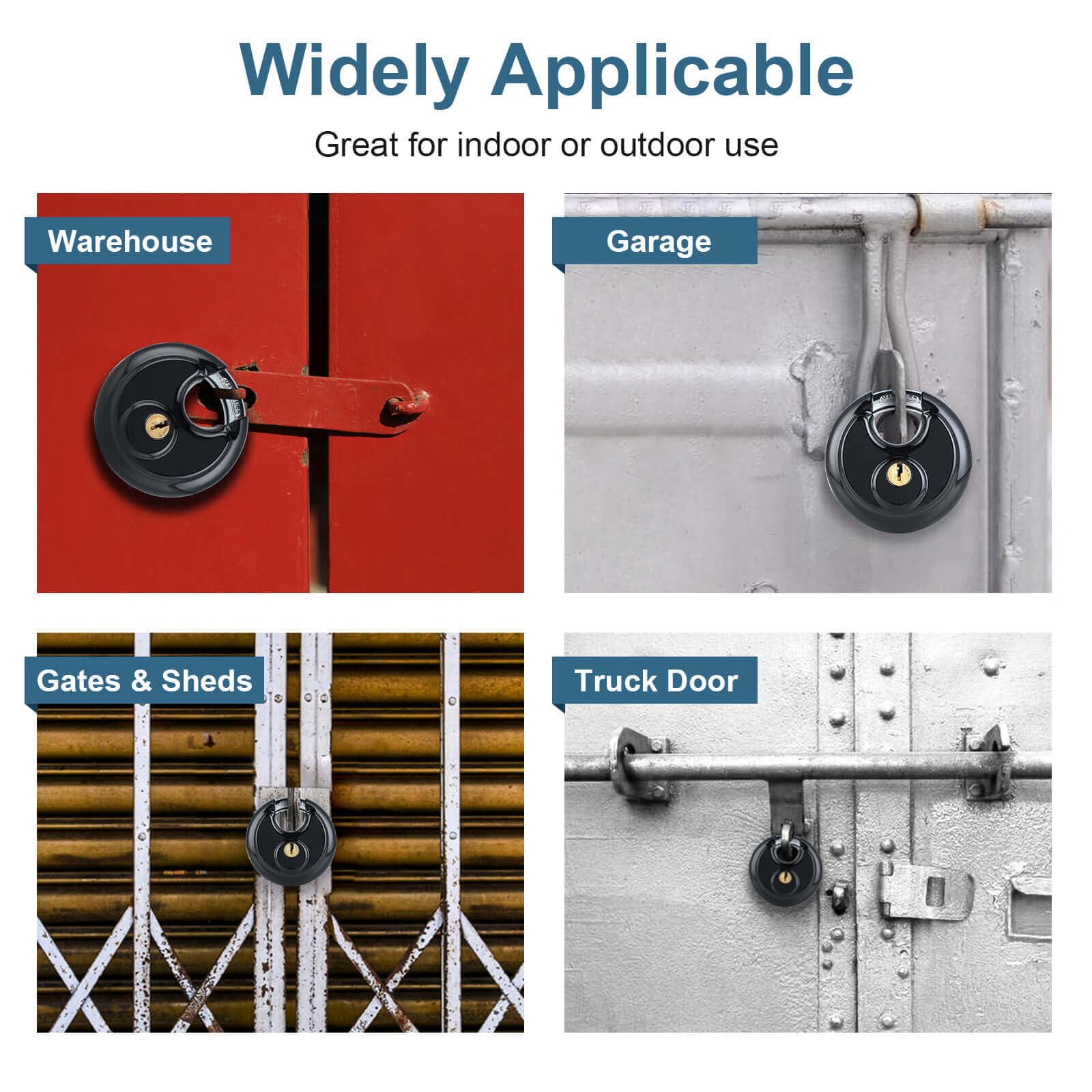 DAYGOS brass-cylinder padlock close-up emphasizes pick resistance.