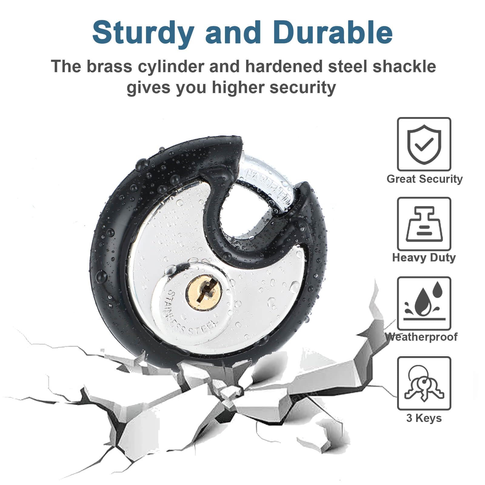 DAYGOS rubber bumper protects surfaces during handling and mounting