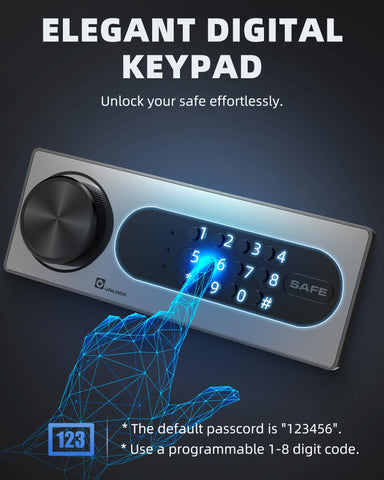 DAYI Safe Box D70 Lite with digital keypad for quick secure access
