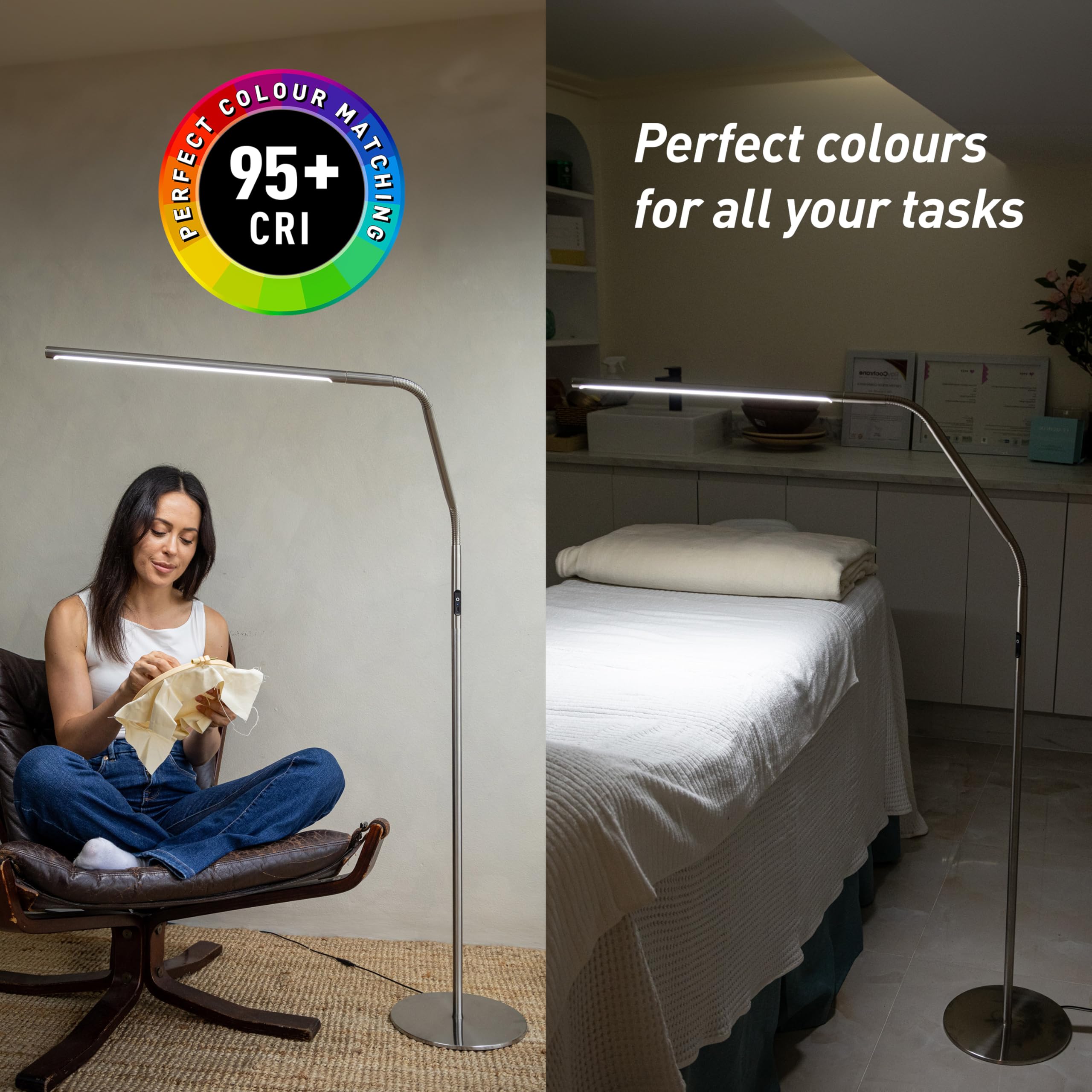 Daylight Slimline 4 brightness settings enable versatile project lighting