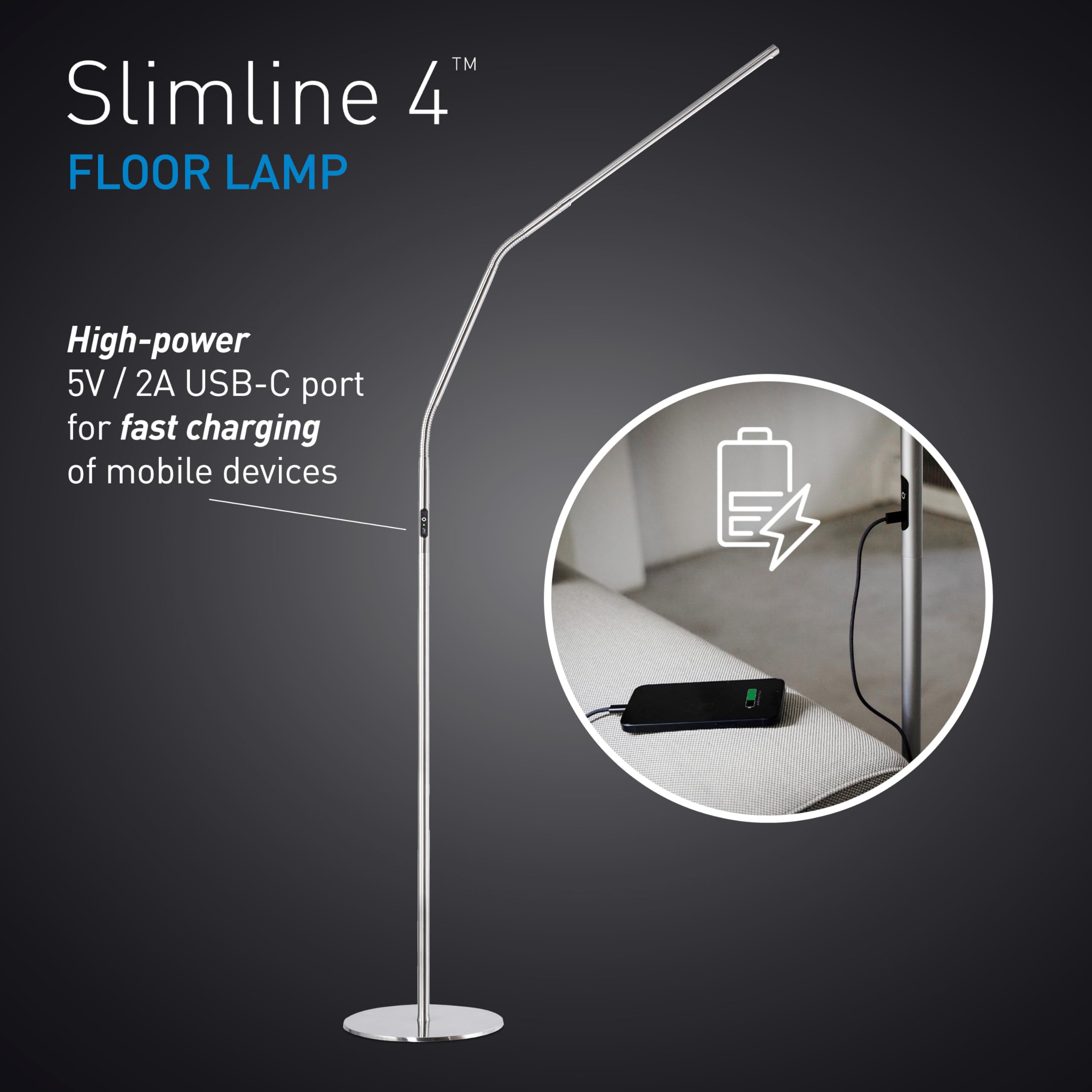 Close-up of Daylight Slimline 4 LED displaying 6K color accuracy for sewing