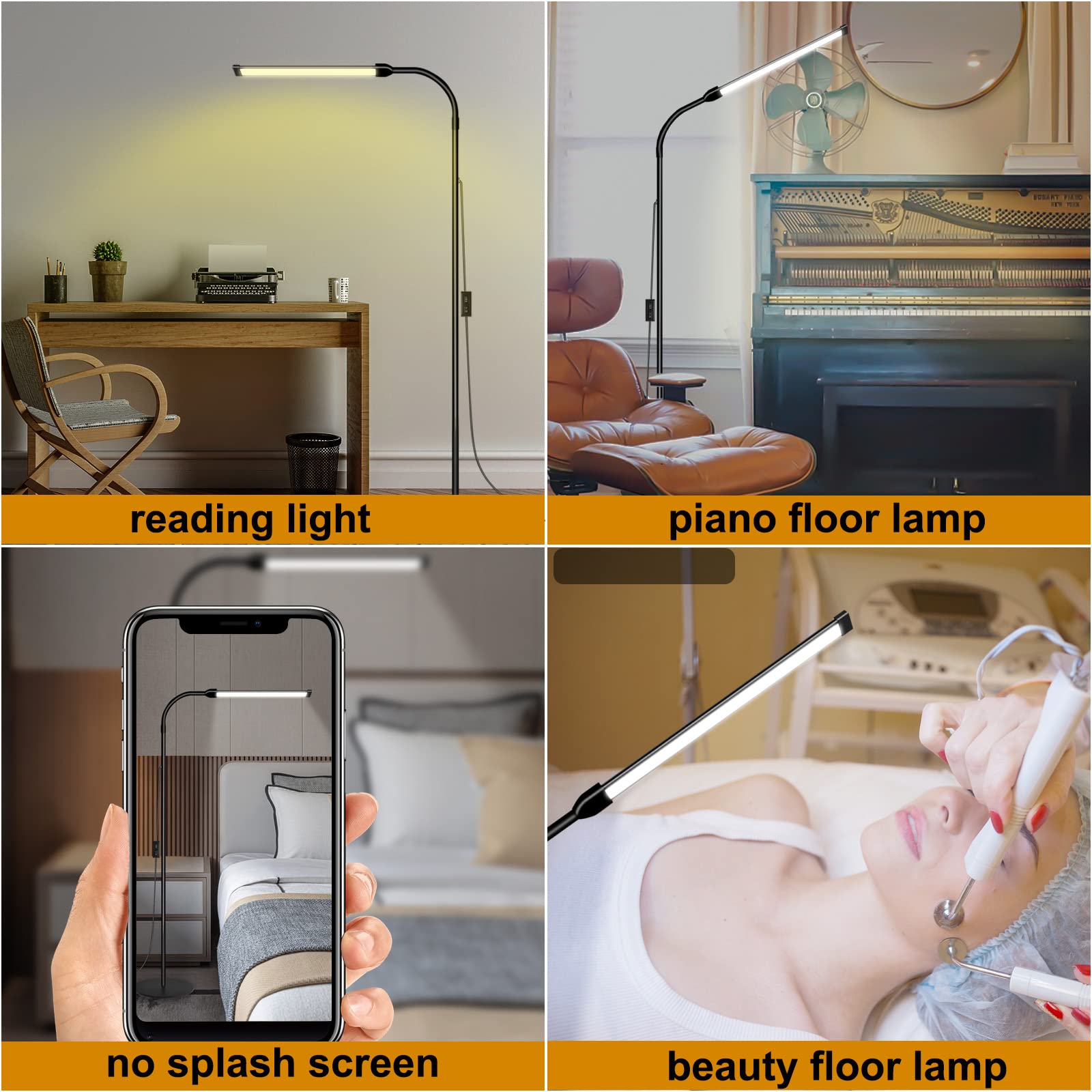 DAYSOFT lamp USB port powers devices while you work