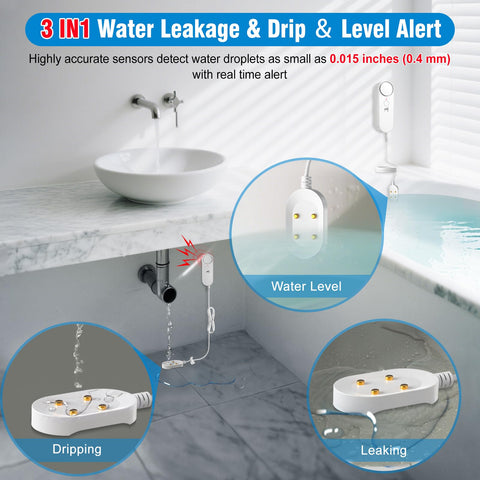 Daytech sump pump leak detector safeguards basement from flooding
