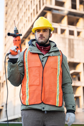 Dazonity safety vest breathable mesh enhances all-day comfort.