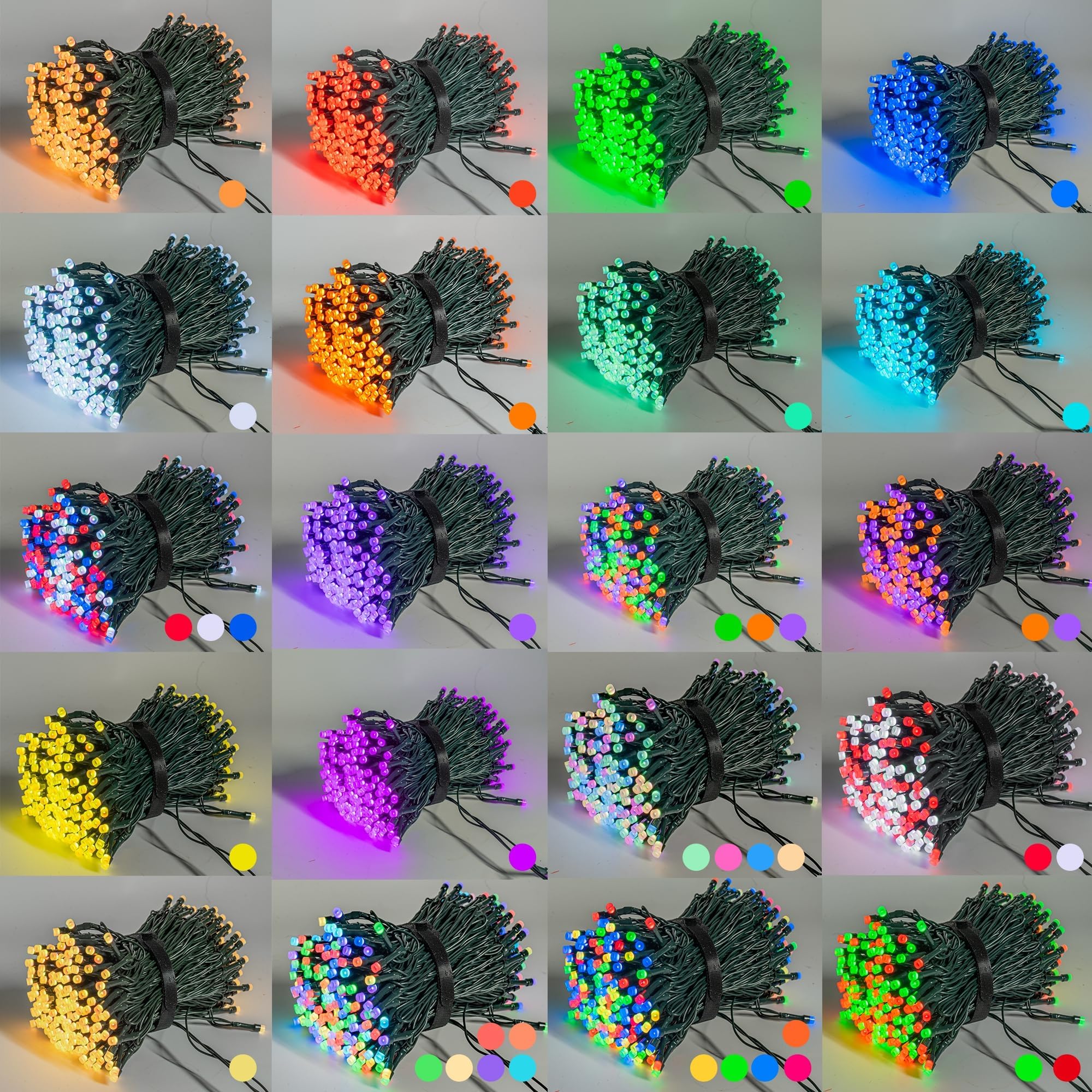 Dazzle Bright app and remote control for quick lighting customization.