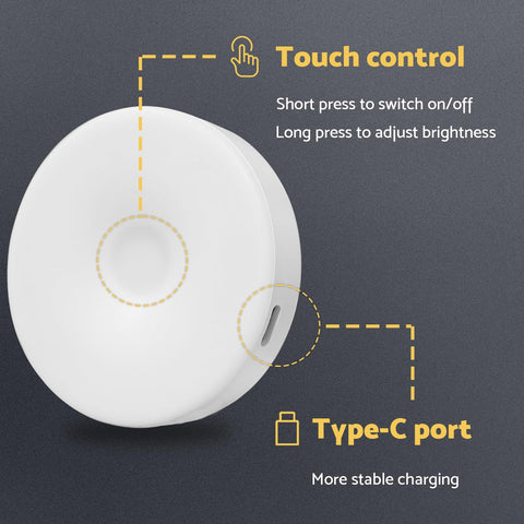 DAZZY DOT travel pack puck light compact and easy to carry