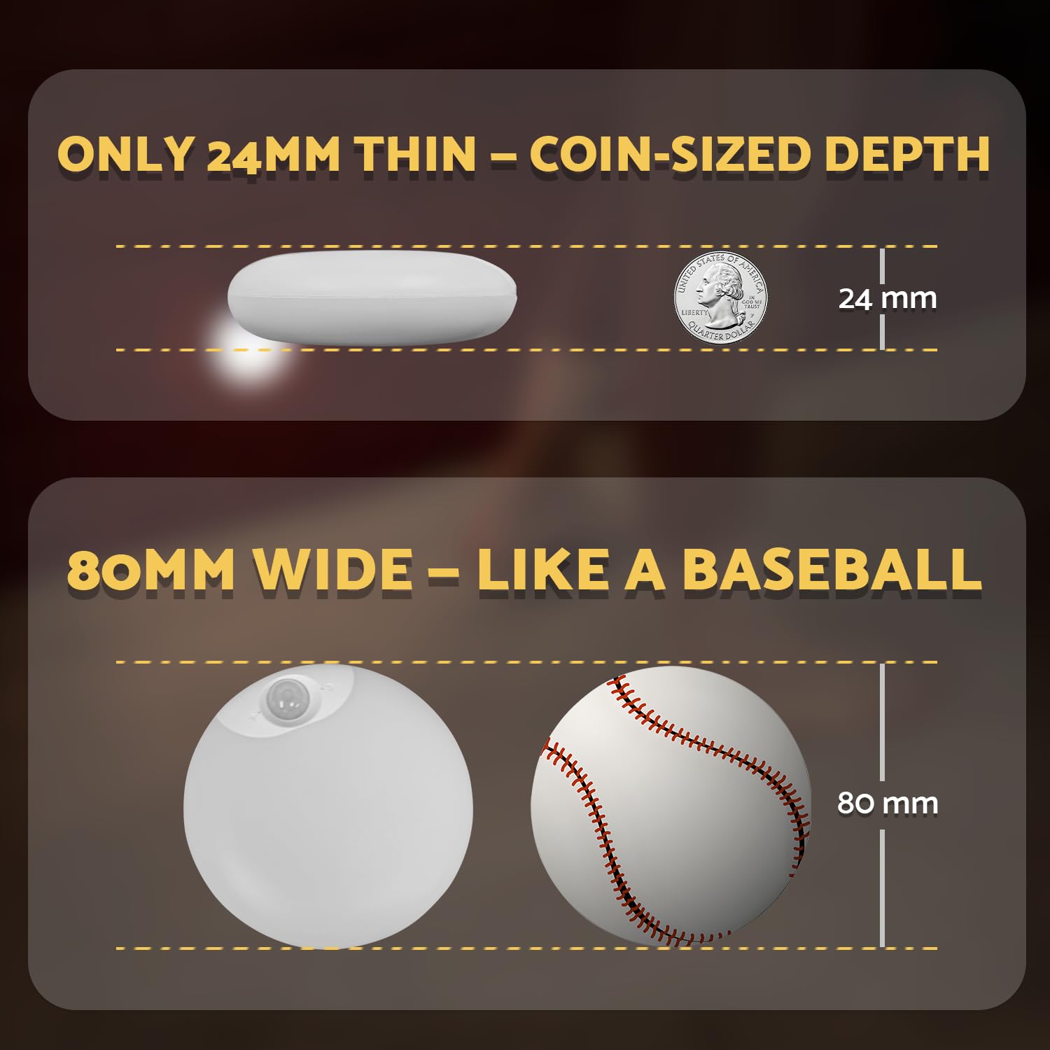 DAZZY DOT emits a warm 3000K glow for cozy ambiance.