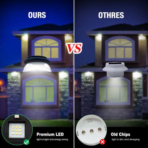DBF wall-mount solar light adds ambiance to outdoor spaces