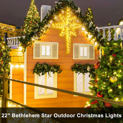 DBFAIRY Bethlehem Star adds window or wall Christmas charm.