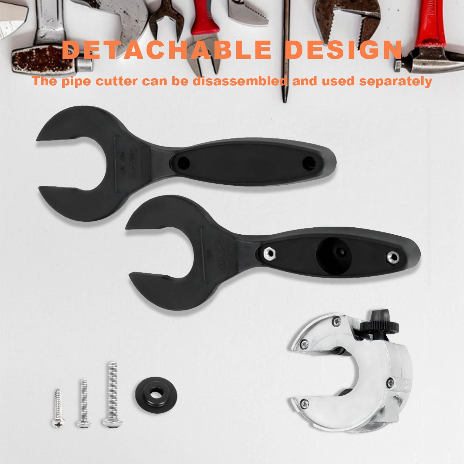 DBIGQ cutter showing 1/4 to 7/8 inch range adjustment.
