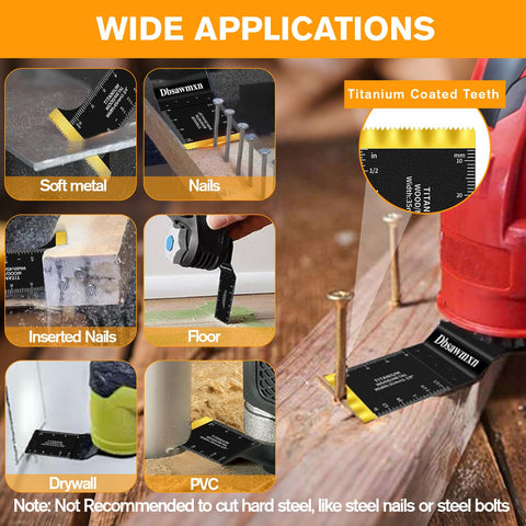 Dbsawmxn blade kit adapters ensure compatibility across many tools.