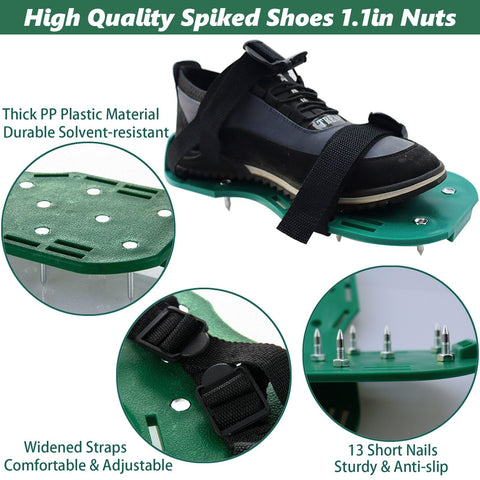 DBYANAN spiked shoes sole pattern for secure footing on leveling projects