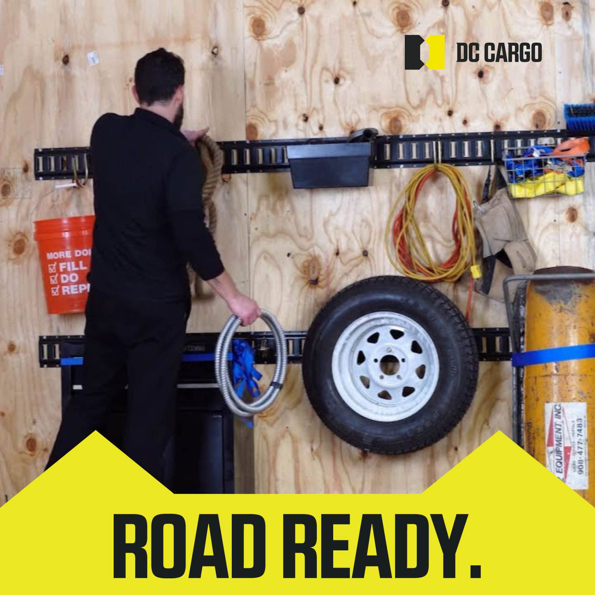 ATV/RZR secured with DC Cargo Mall heavy-duty straps