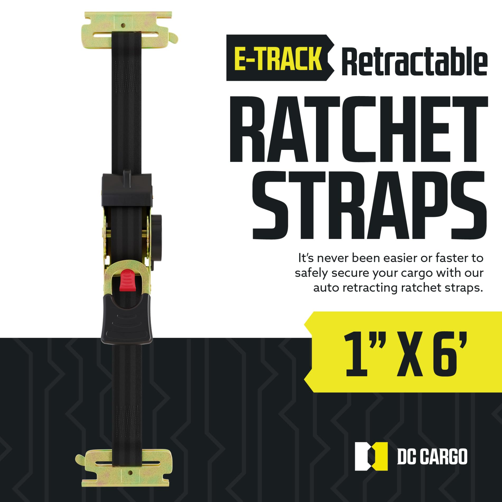 DC Cargo Mall strap mounted on trailer demonstrates reliable hold during road shipping.