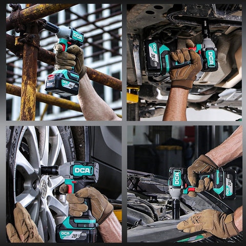 DCA 78mm socket kit supports M12–M19 bolts.