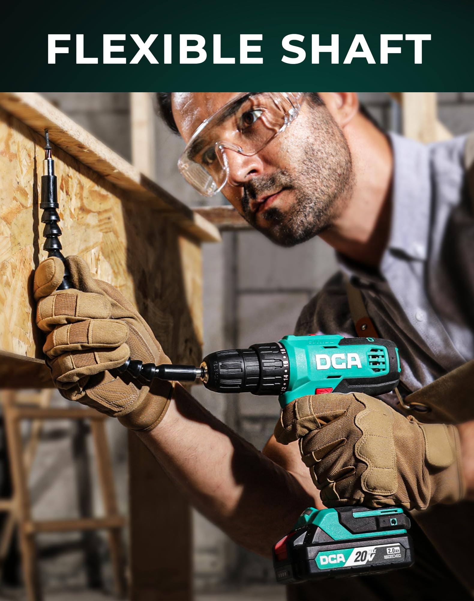 DCA compact, lightweight drill design reduces user fatigue