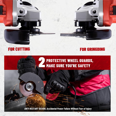 Includes three wheel types for versatile metal, tile, and wood projects.