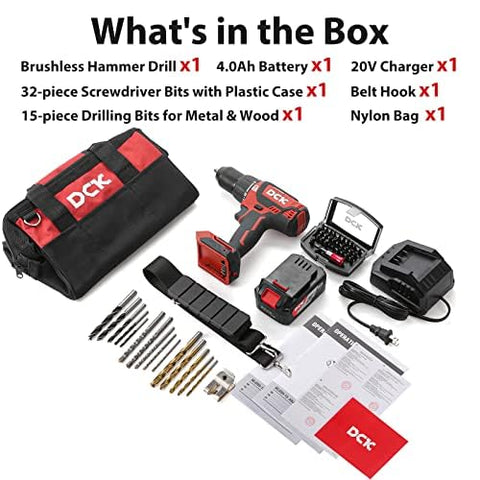 DCK complete tool kit ready for immediate use on site.