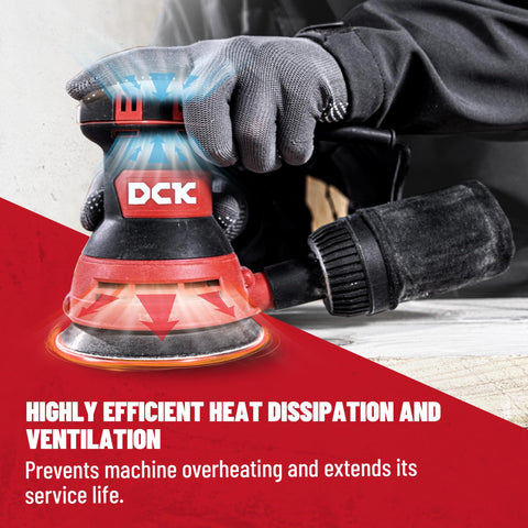 DCK unit on low-vibration setting for smoother sessions.