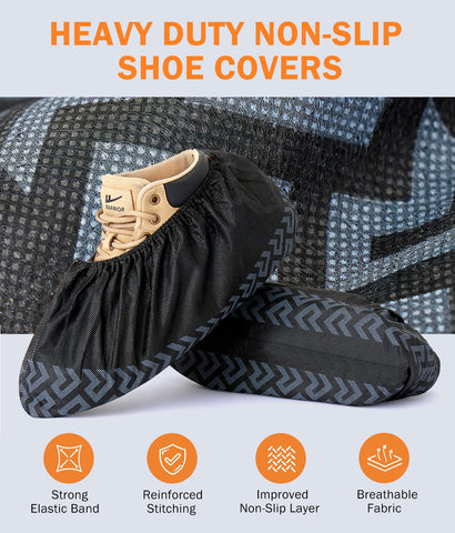 DclobTop durable tear-resistant shoe covers protect floors during work