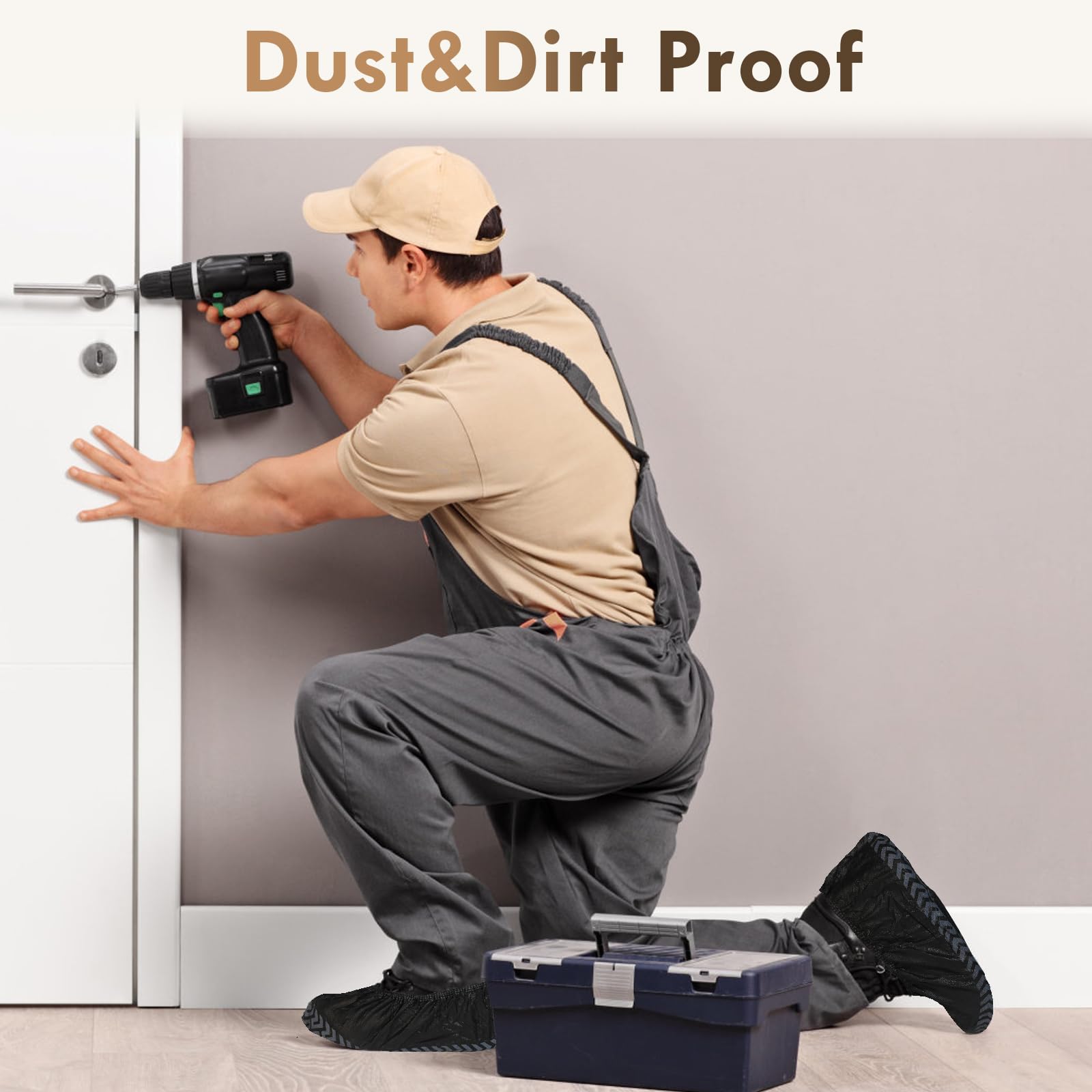 DclobTop shoe covers used for indoor outdoor surfaces.