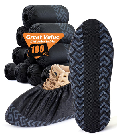 DclobTop X-Large shoe covers with non-slip grip for indoor use