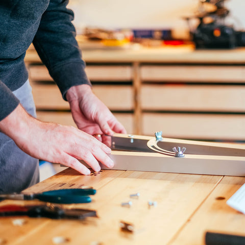 Deadwood DCT Taper Gauge Jig handle for easy setup adjustments