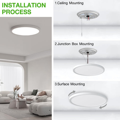 Dcvoltfield 2400 lumens from 24W for bright, efficient lighting.