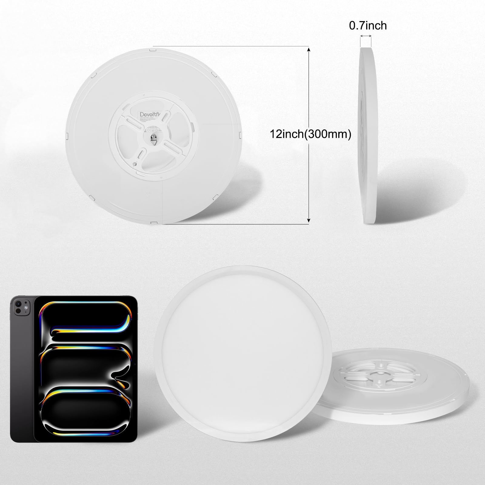 Dcvoltfield 2Pack warm-to-cool light range for various tasks