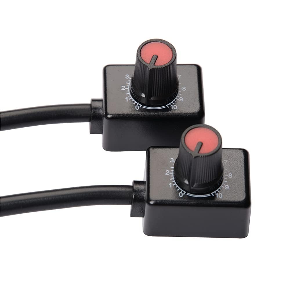 DD BEST DD222 2-Pack knob dimmer front view enables precise 0-10V control
