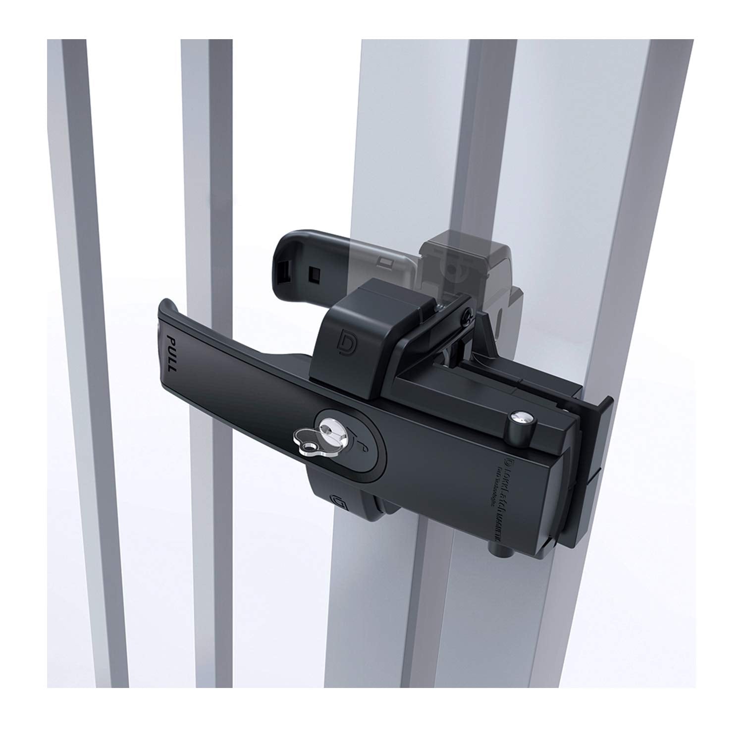 D&amp;D Technologies LokkLatch installation shows one-hole setup for quick mounting