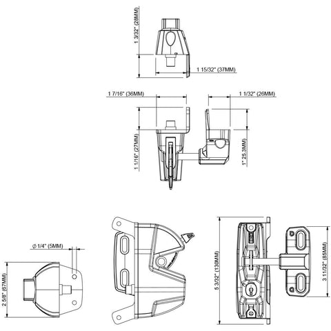D&D Technologies LokkLatch Plus compatible with metal, wood, and vinyl gates.