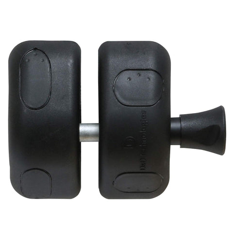 D&D Technologies MagnaLatch Side Pull gate mount demonstrates quick installation on square frames.