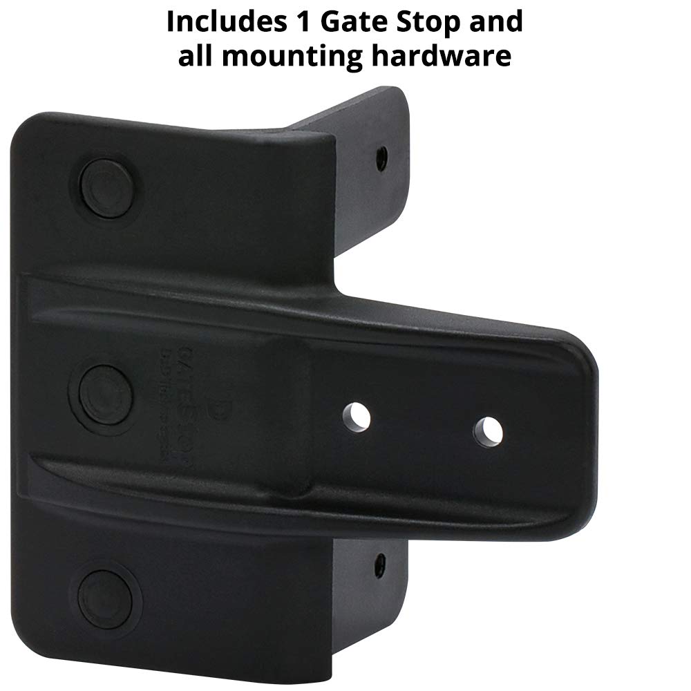 D&D Technologies TCGS1S Gate Stop features two side-fixing legs for strong installation