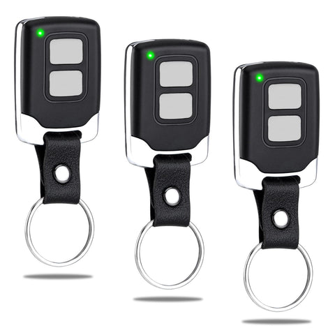 DDcafor 3-remote universal compatibility for Chamberlain, LiftMaster, and Craftsman openers; multi-car access.