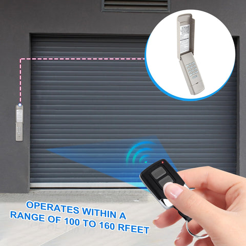 DDcafor compact remote on keychain for everyday accessibility