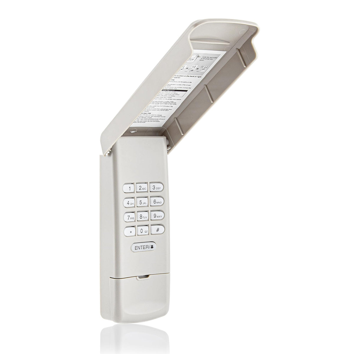 DDcafor garage door keypad front view enables quick 4-digit entry.