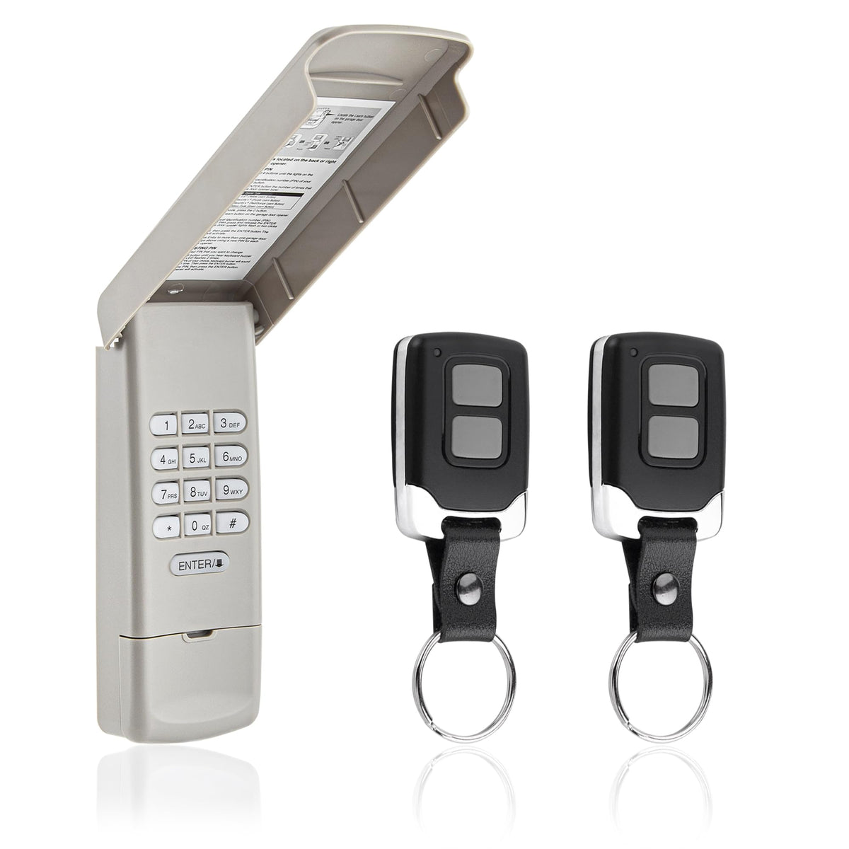 DDcafor garage door keypad front view with secure entry for quick access
