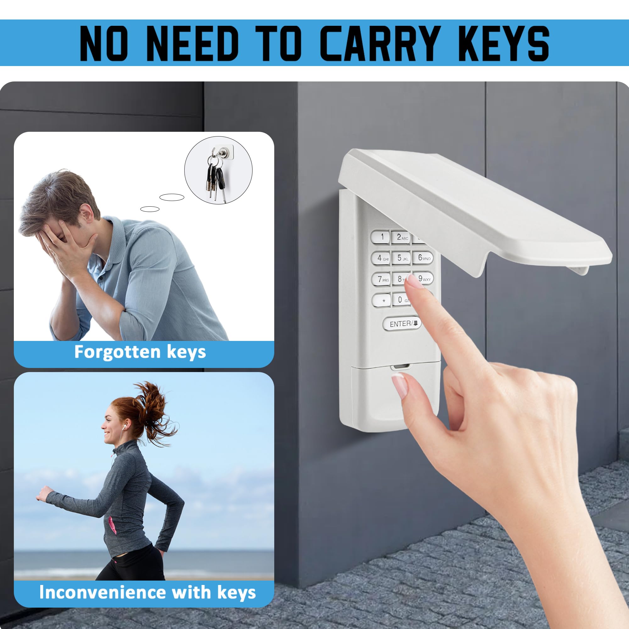 DDcafor secure 4-digit entry offering private access to your door.