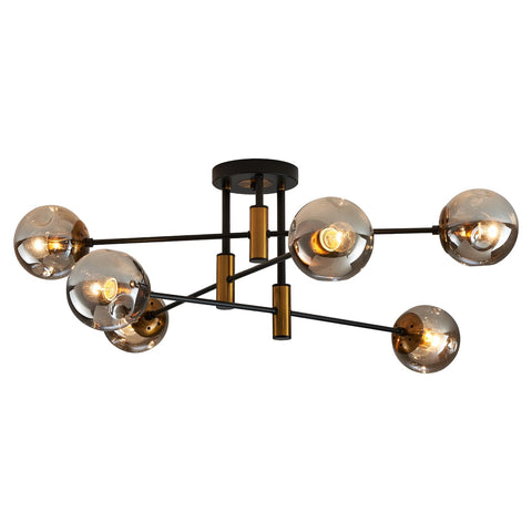 DDLLDESHI ceiling light creates a dramatic vertical statement from the ceiling.