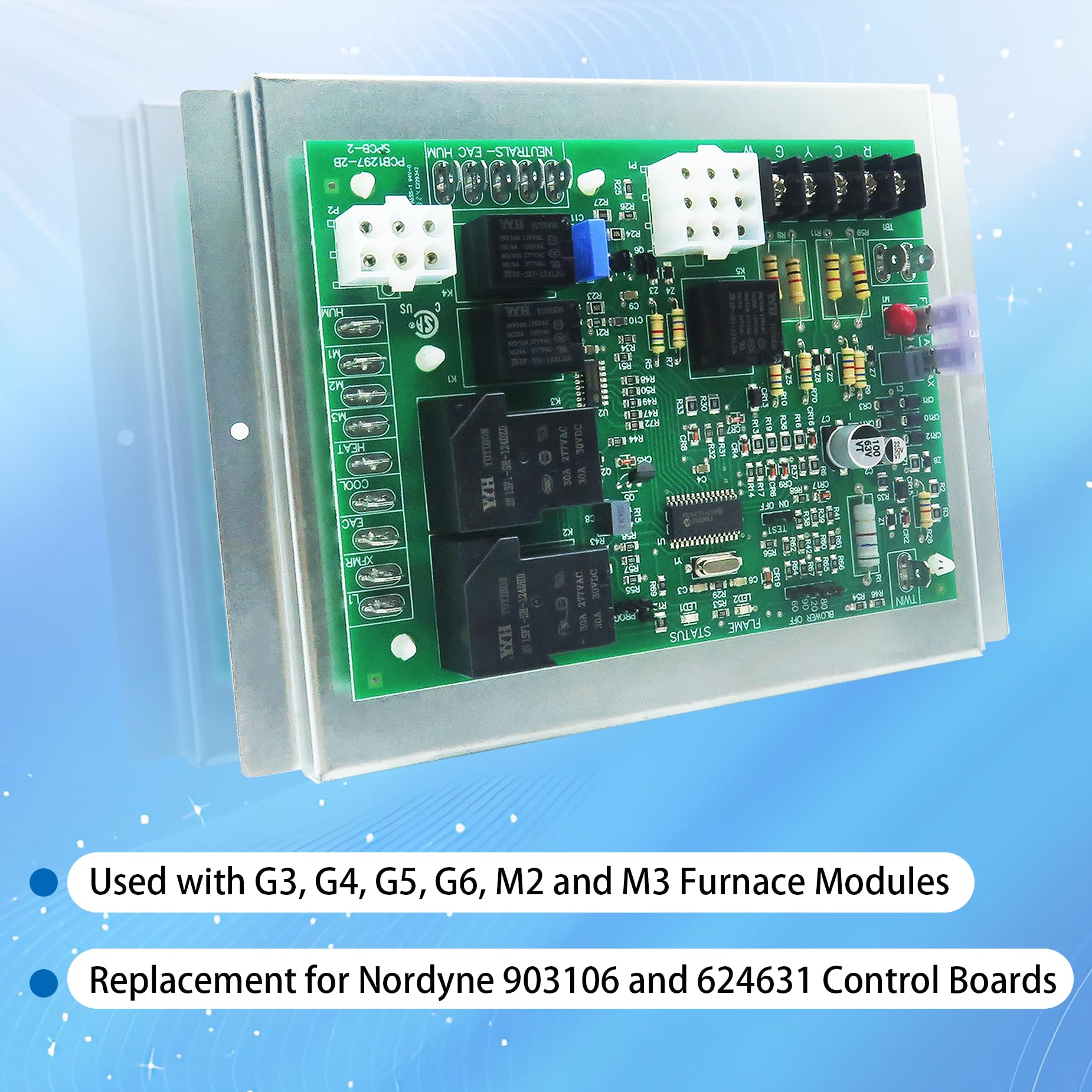 DDORUU ICM2805A diagnostic LEDs visible for fast troubleshooting