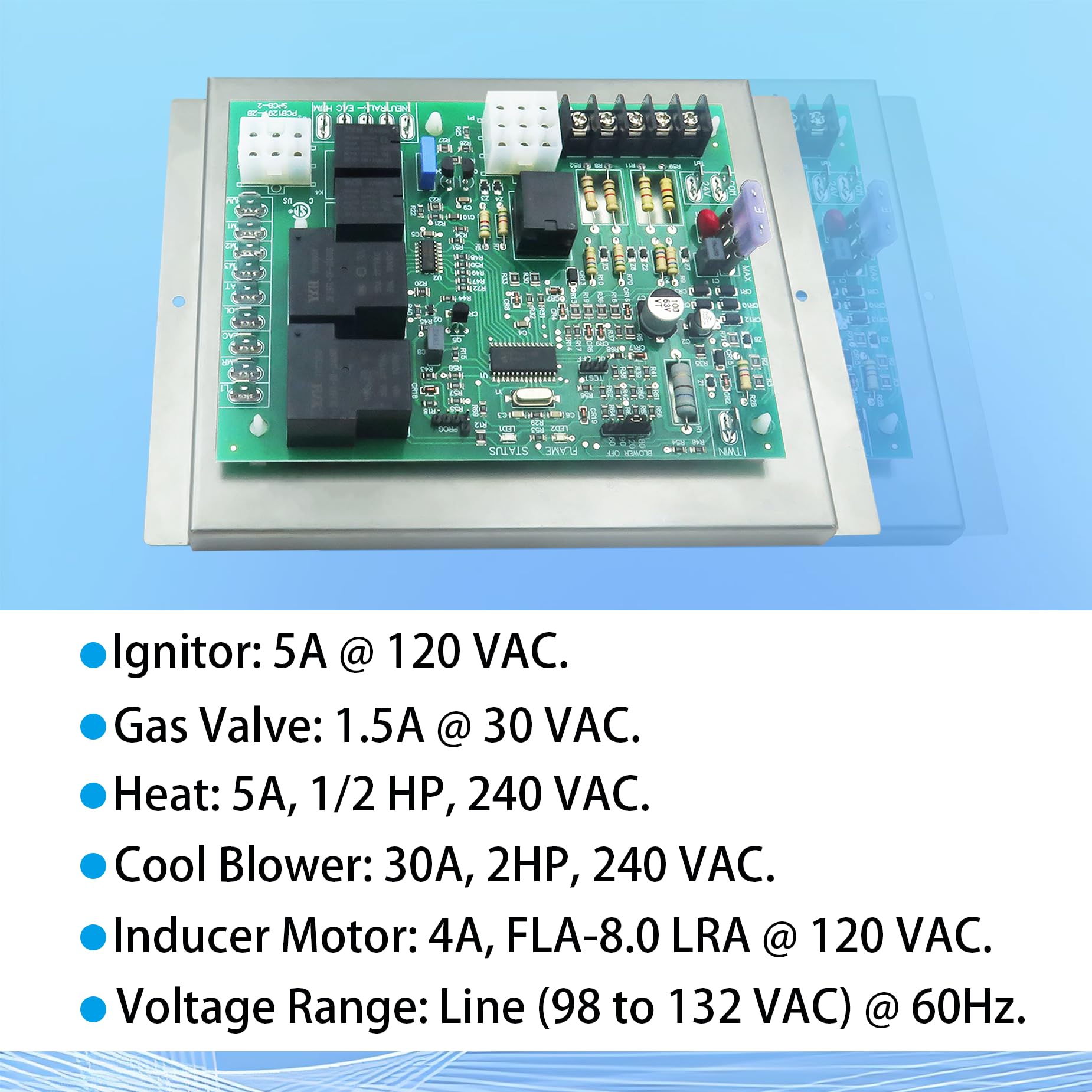DDORUU ICM2805A ignition and flame sensing diagram