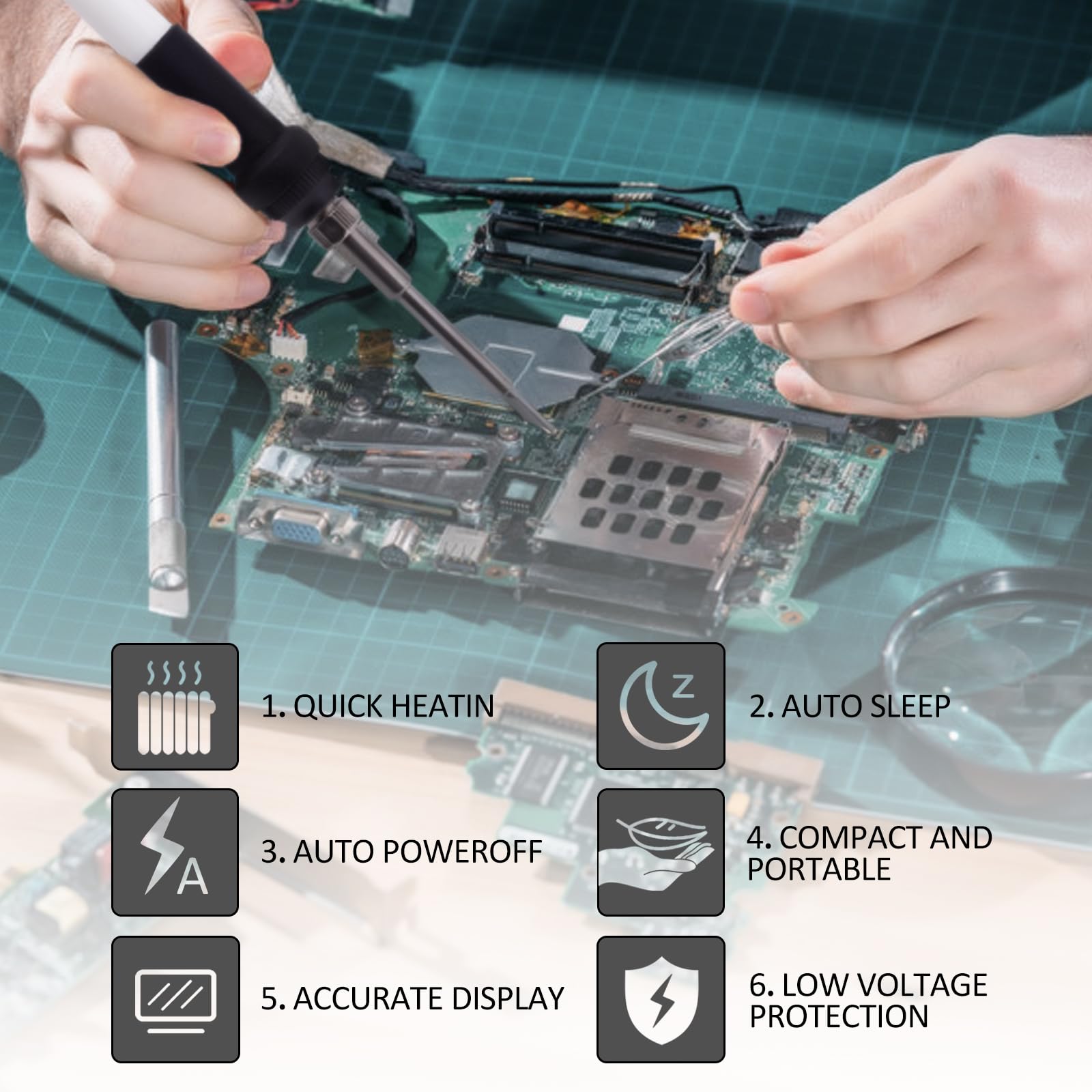 Deackimei included user manual guides setup and calibration.