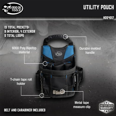 Dead On HD54017 pouch belt carry system for hands-free work.