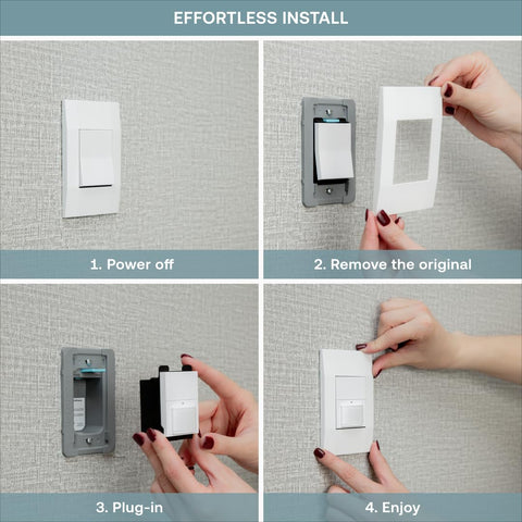 Deako use case in pantry, closet, laundry, and garage for improved lighting.
