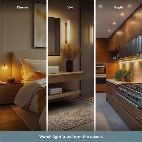 Scenes let you dim multiple Deako dimmers together for a coordinated mood.